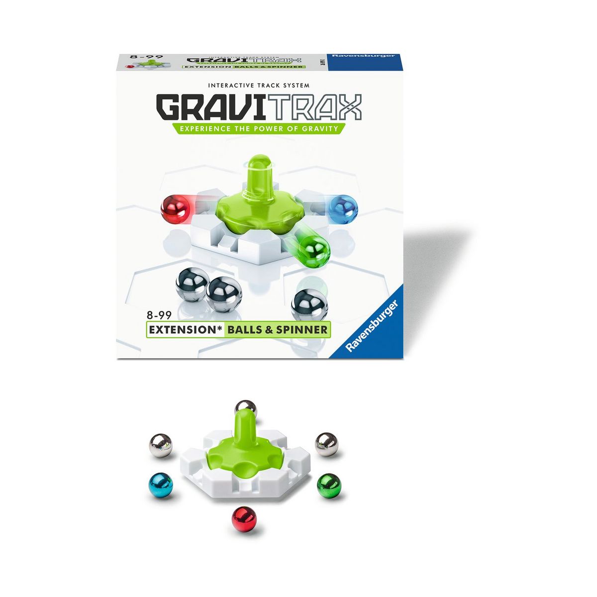 RAVENSBURGER Jeu de construction GraviTrax - Bloc d'action Balls et Spinner