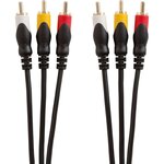 ESSENTIEL B Câble RCA 3RCA/3RCA - 2m -ecp