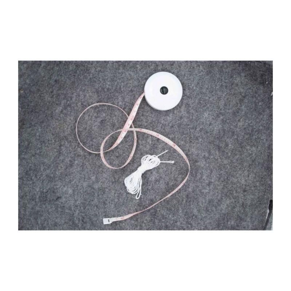 Toison d'or TOISON D'OR - Rideau - Simple - Miramas - 140x225 cm - Protection chaleur et insectes - Blanc