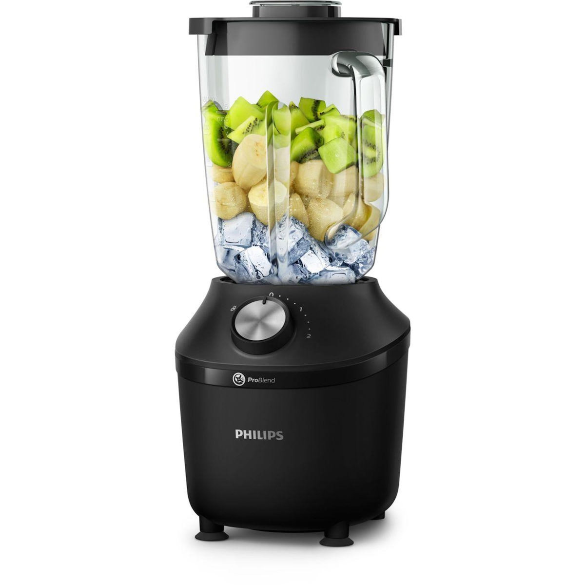 Philips Blender HR2291/01 Blender mixeur noir Série 3000 2L, 600W
