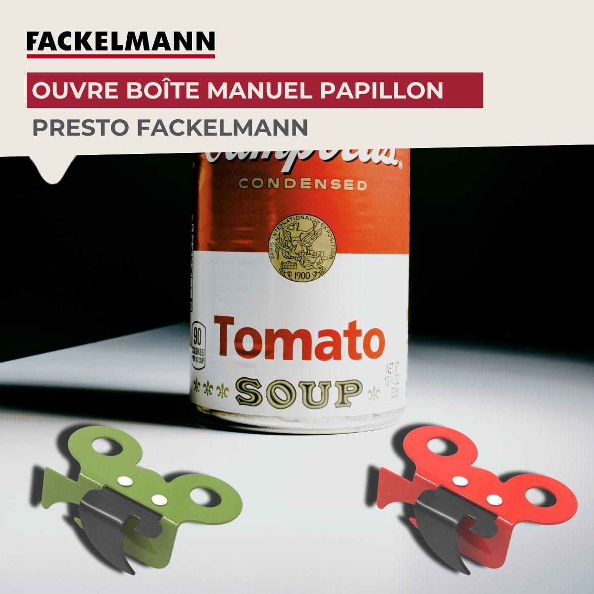 Fackelmann Ouvre-boîte manuel papillon Fackelmann