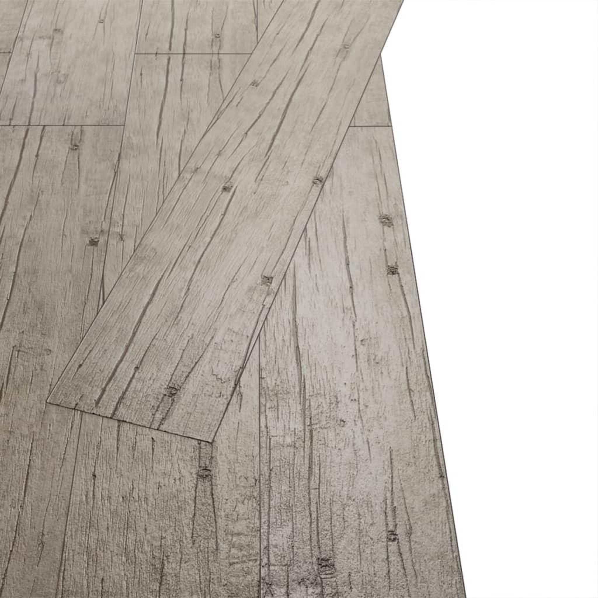 Voir la diapositive 3 : VIDAXL Planches de plancher PVC Non auto-adhesif 5,26 m^2 Chene delave