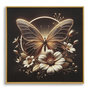 Voir la diapositive 1 : Paris Prix Tableau Imprimé à LED  Butterfly  50x50cm Multicolore