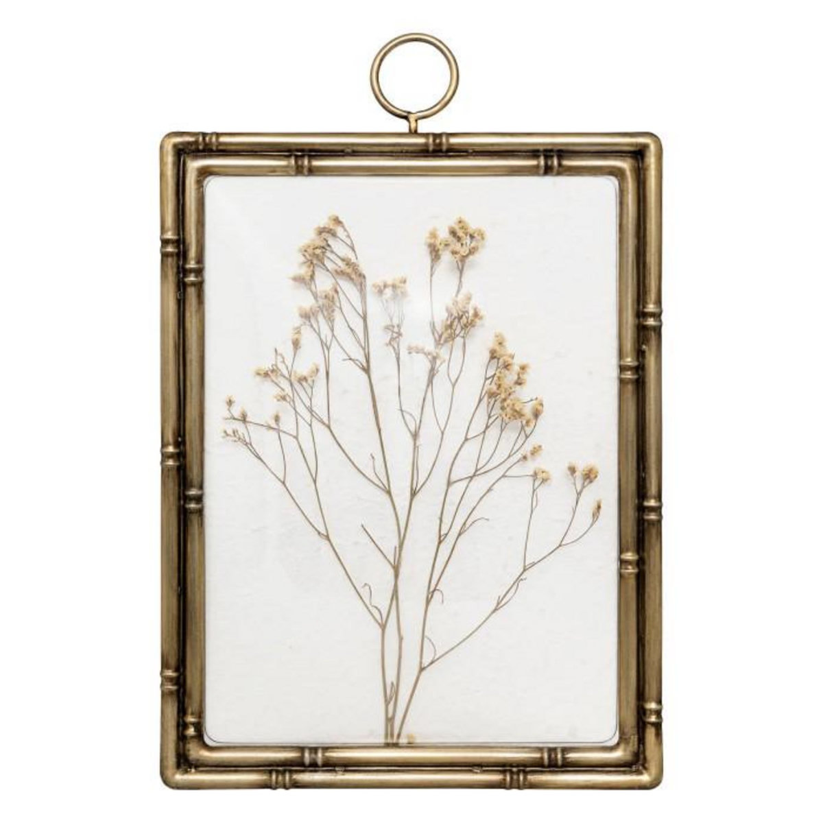 ATMOSPHERA Déco Murale Bombée Fleurs  Jonas  47cm Marron