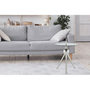 Voir la diapositive 4 : Paris Prix Table d'Appoint Design  Rodriga  53cm Argent & Gris
