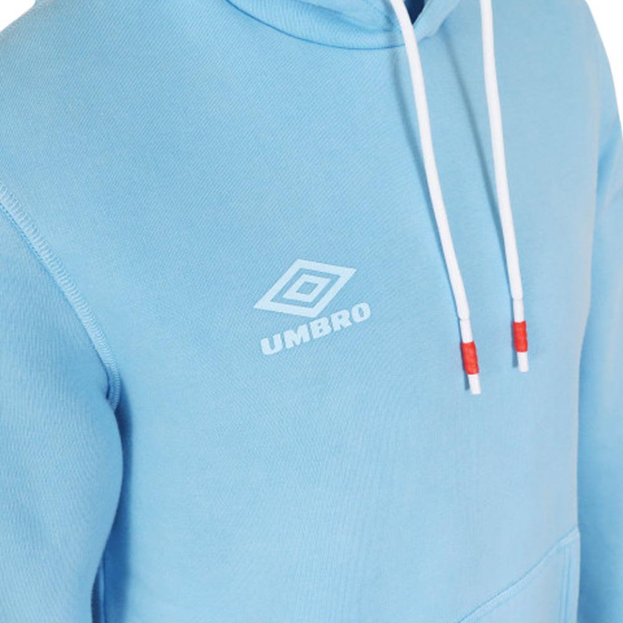 Voir la diapositive 4 : UMBRO Sweat à Capuche Bleu Umbro Logo AT