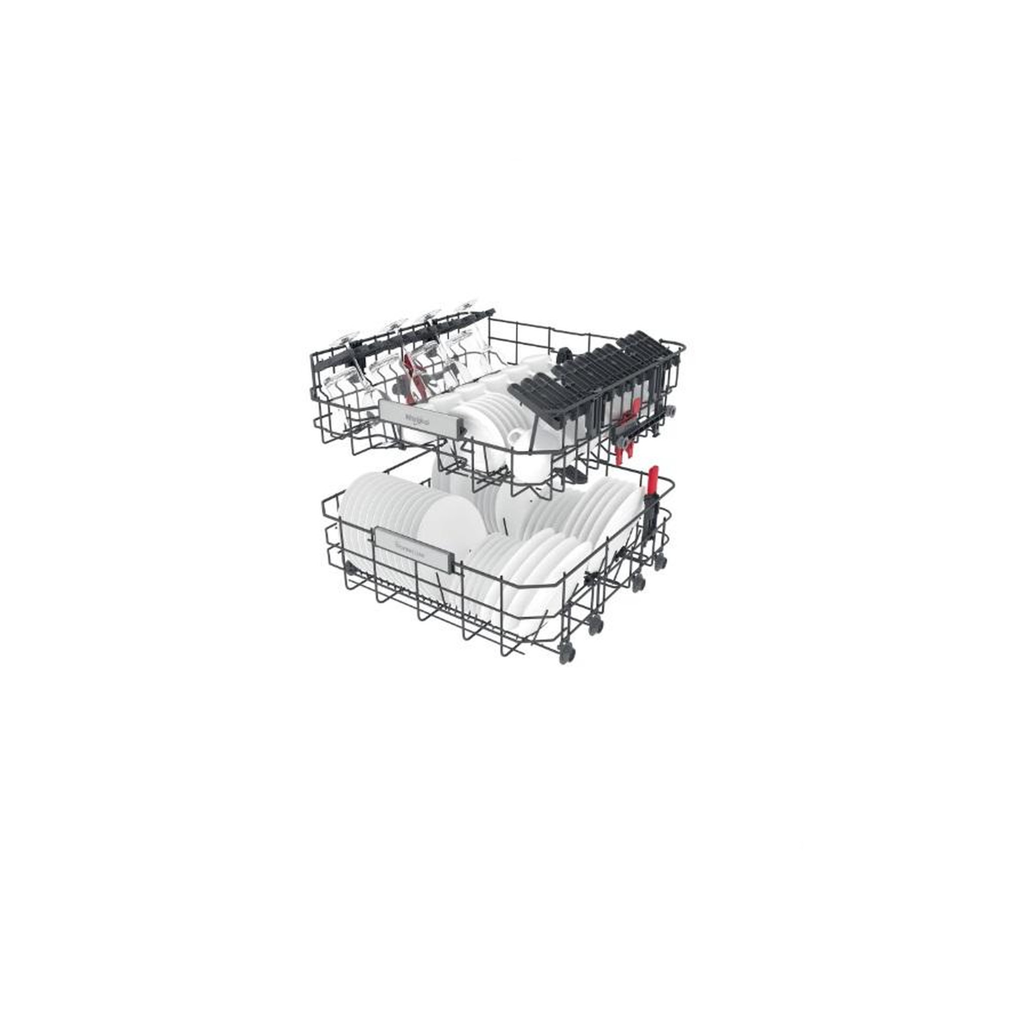 Voir la diapositive 4 : Whirlpool Lave-vaisselle 60cm 14 couverts 43db tout intégrable - wkcio3t133pfe