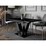 Voir la diapositive 5 : BEST MOBILIER Xandriel - table à manger extensible - noir - 4 à 6 personnes