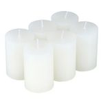 Paris Prix Lot de 6 Bougies  Votives  6cm Blanc