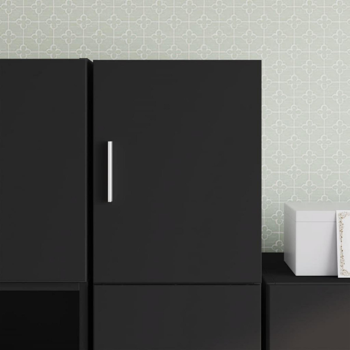 VIDAXL Armoire murale noir 30x42,5x40 cm bois d'ingenierie