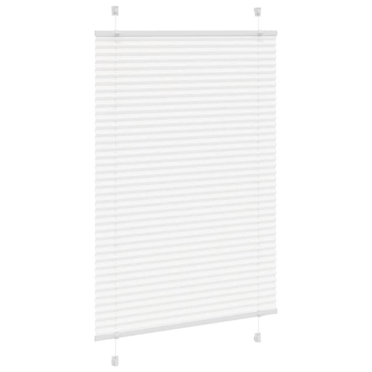 VIDAXL Store plisse blanc 90x150 cm largeur du tissu 89,4 cm polyester