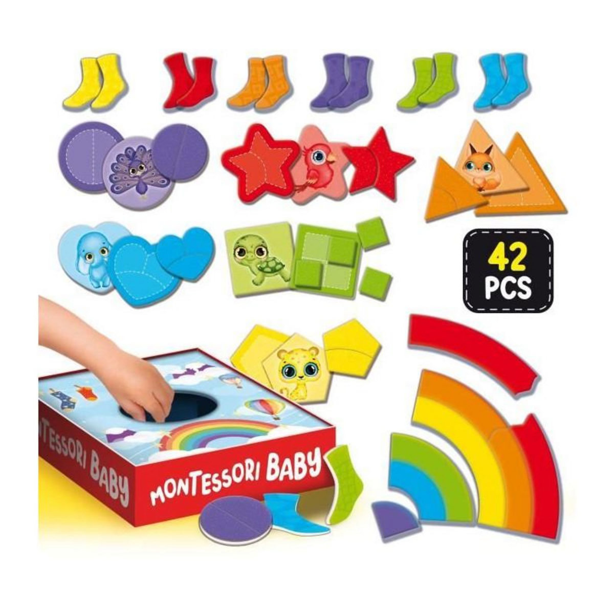 LISCIANI GIOCHI Baby Collection - jeux d'apprentissage - basé sur la méthode Montessori - LISCIANI