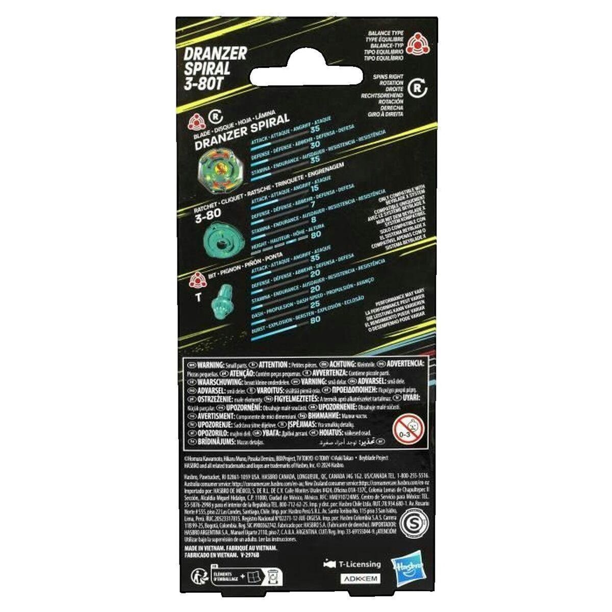 HASBRO Toupie Beyblade Hasbro X Dranzer Spiral 3-80T