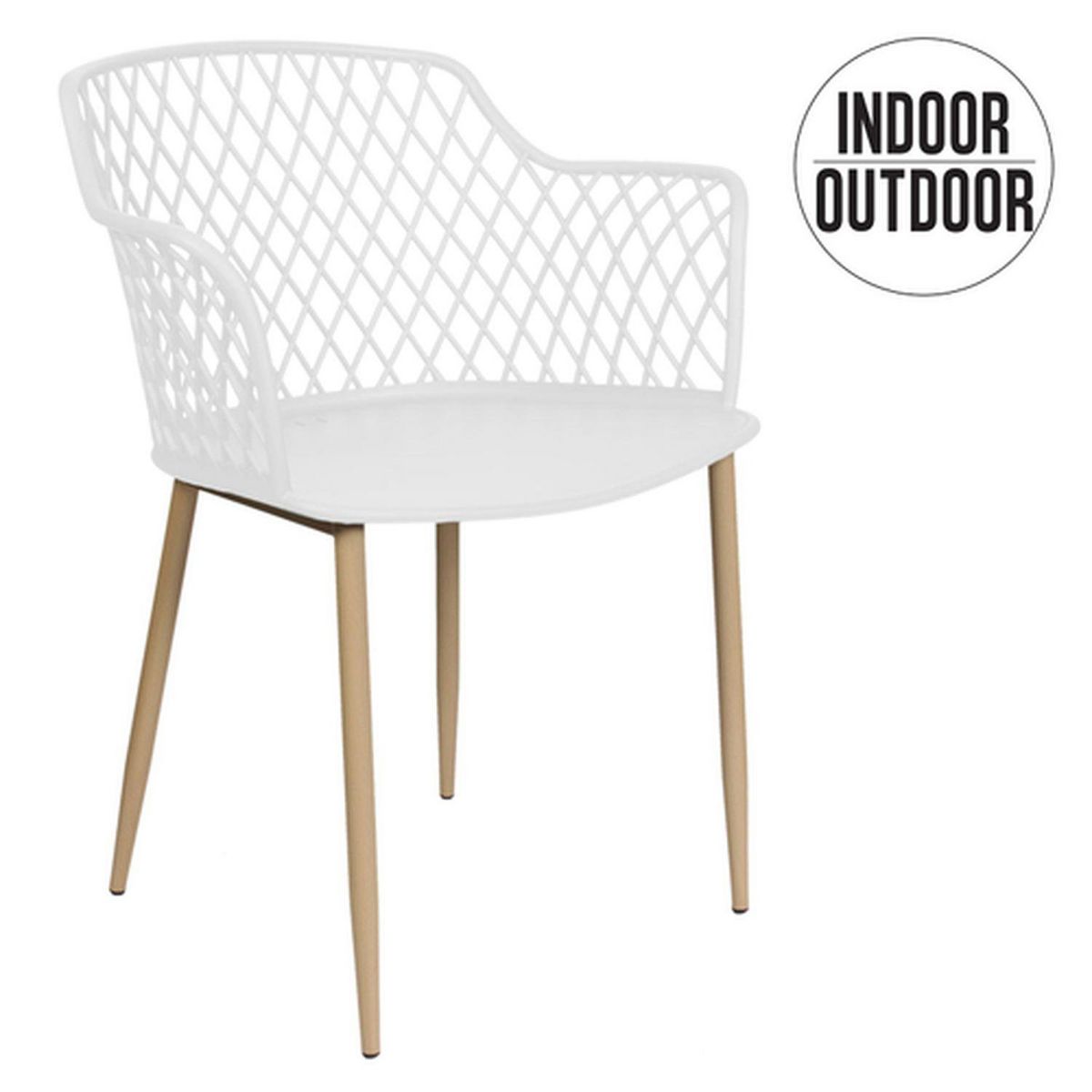 The Home Deco Factory Fauteuil pour table de jardin design Malaga