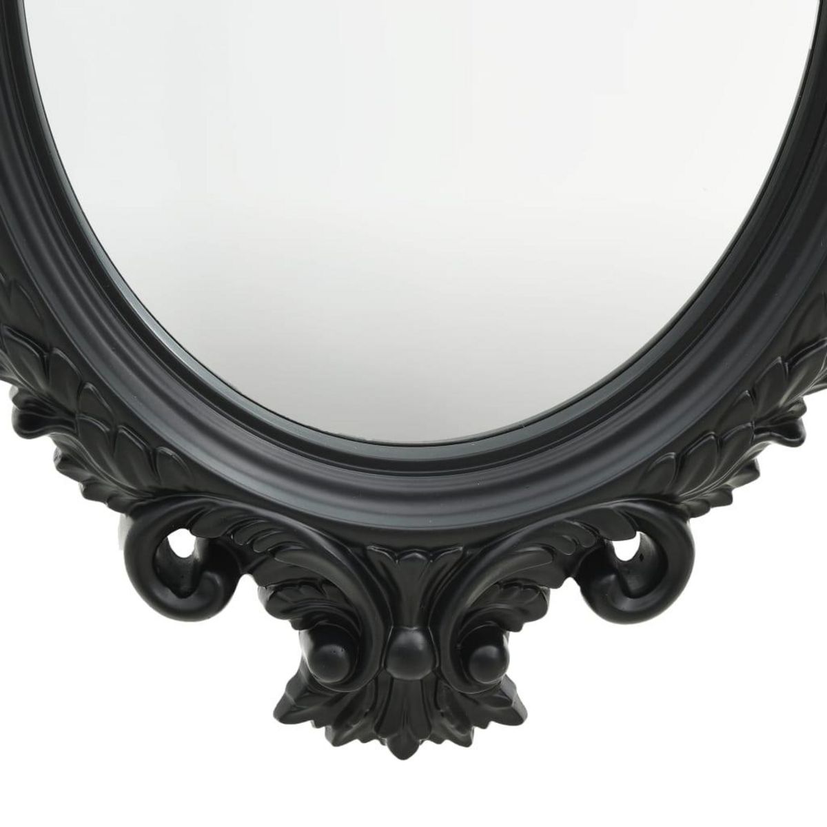 VIDAXL Miroir mural style chateau 56x76 cm Noir