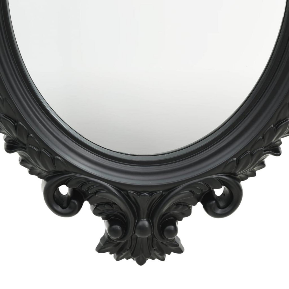 VIDAXL Miroir mural style chateau 56x76 cm Noir