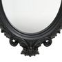 Voir la diapositive 3 : VIDAXL Miroir mural style chateau 56x76 cm Noir