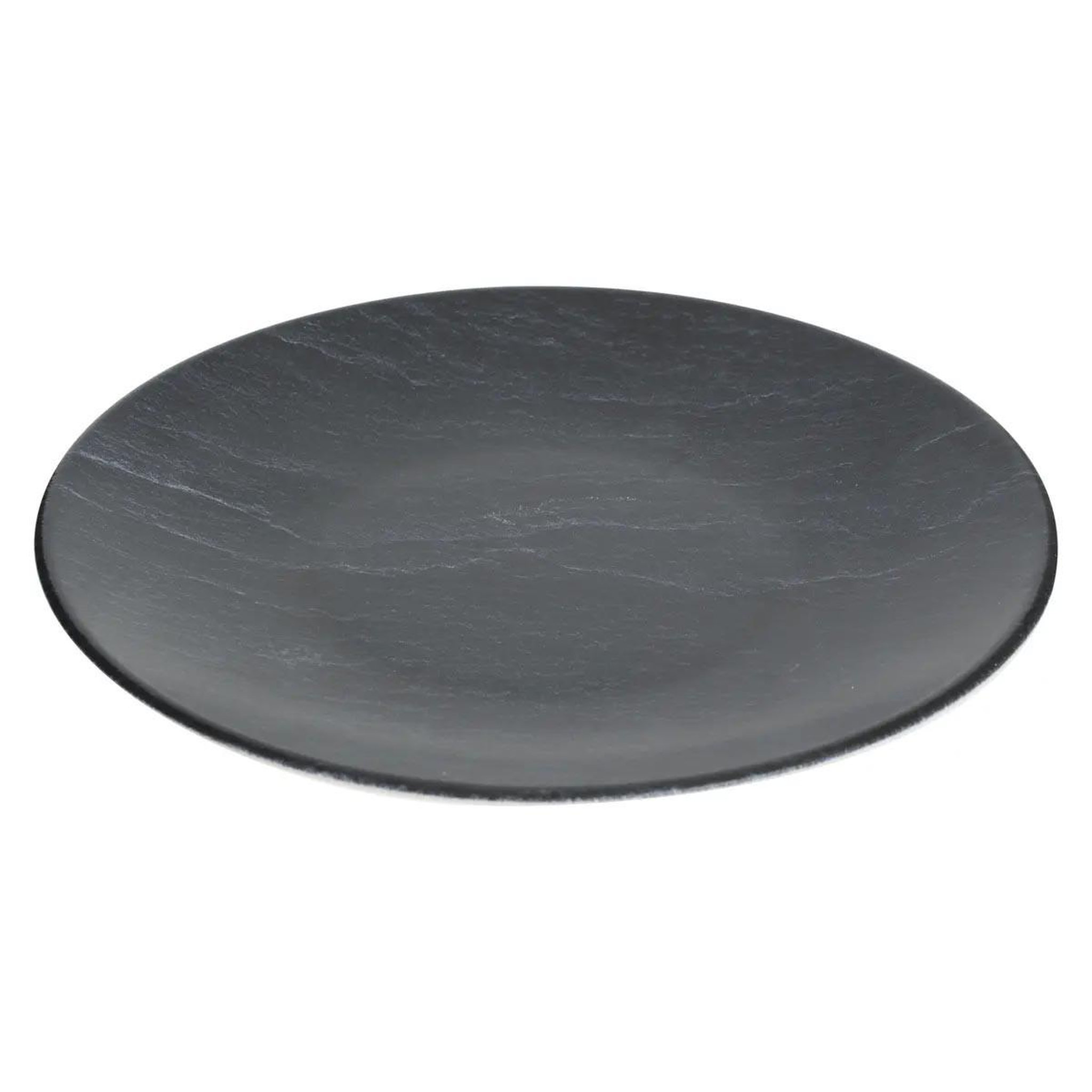 SECRET DE GOURMET Lot de 6 assiettes à dessert  cadence  20cm noir