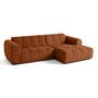 Voir la diapositive 4 : LISA DESIGN Ray - canapé d'angle droit - 4 places - en tissu texturé