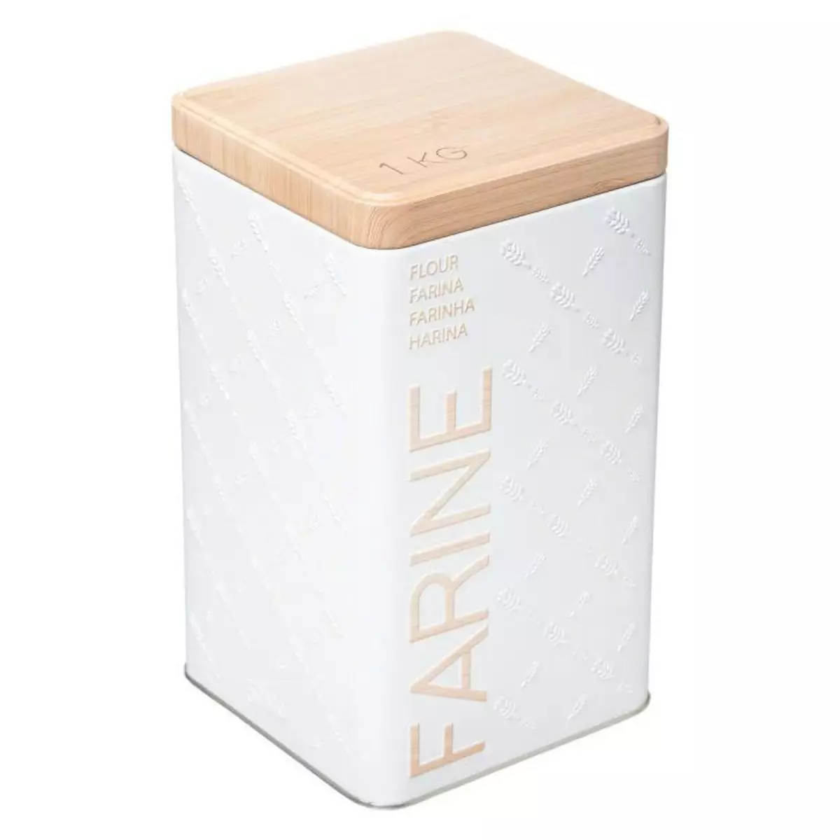 FIVE Boîte à Farine  Scandi  18cm Blanc