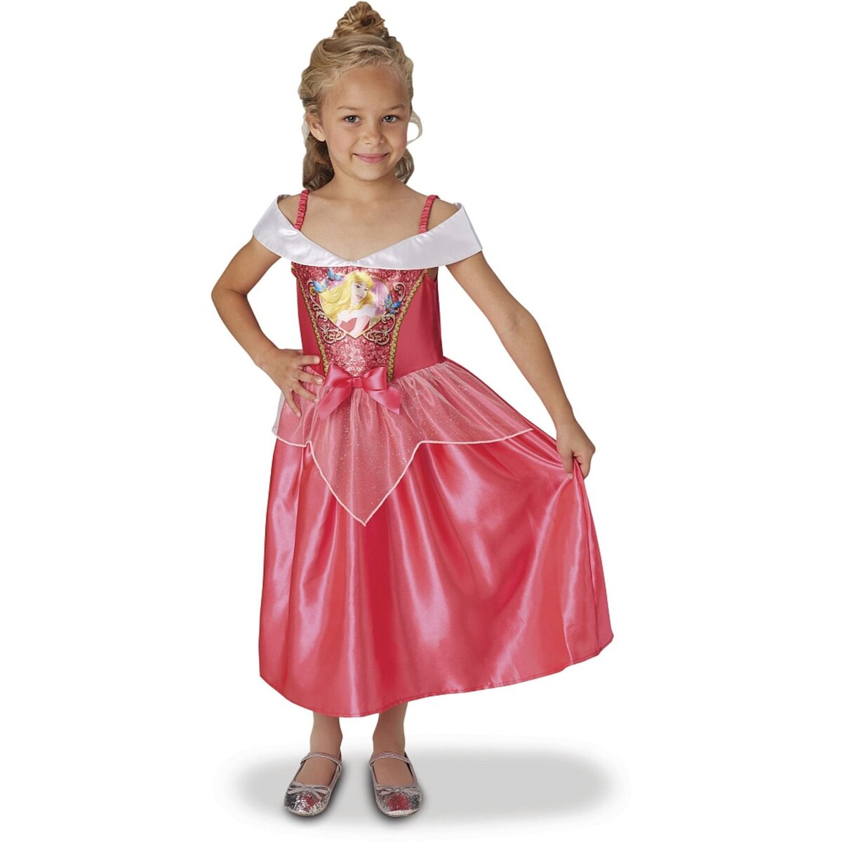 RUBIES Déguisement classique à sequins Aurore Taille 5/6 ans - Disney Princesses 
