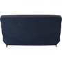Voir la diapositive 6 : MARKET24 Banquette clic clac 3 places - Tissu bleu - L199 x P96 x 103 cm - KRISTEN - Style contemporain
