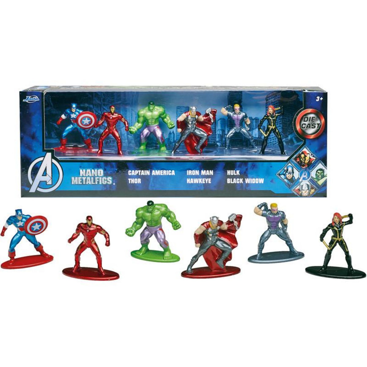 JADA 6 FIG 4CM JADA AVENGERS Smoby SMY253224001