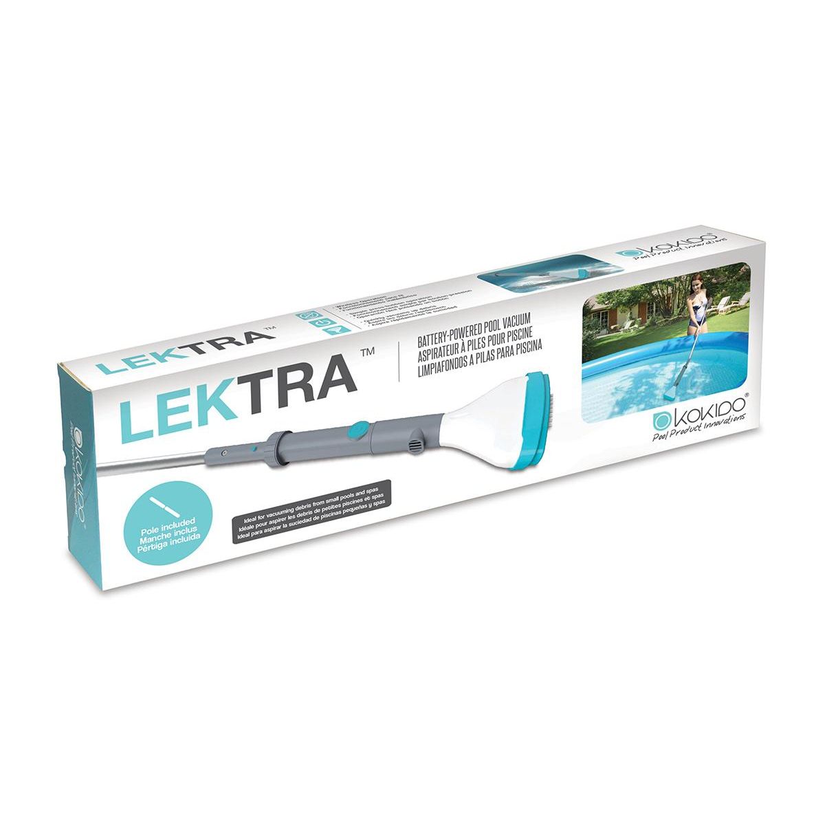 Kokido Aspirateur de piscine et spa à batterie Lektra Vac - Kokido