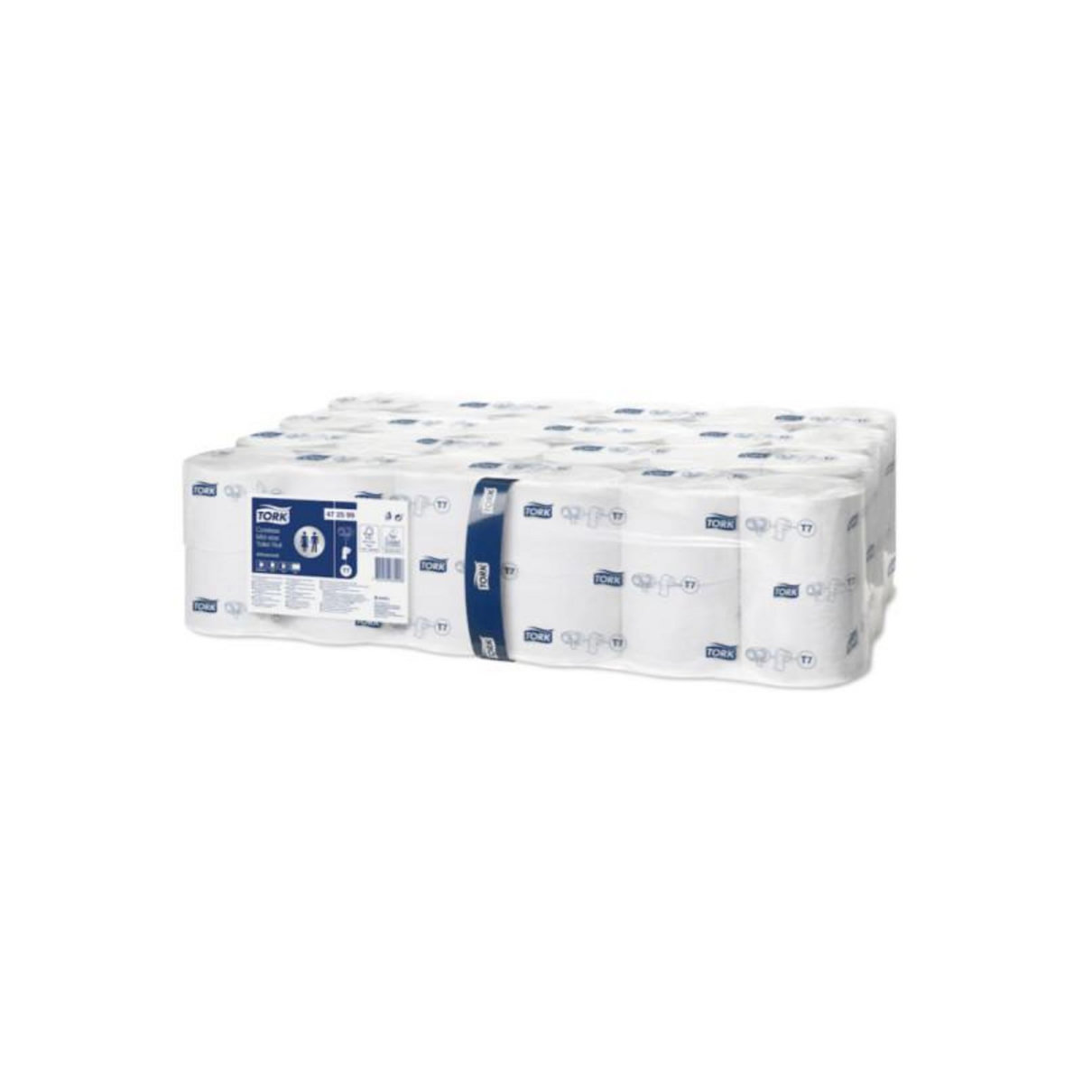 Tork Lot de 48 rouleaux TORK papier toilette sans mandrin - Qualité supérieure - 472599