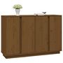 Voir la diapositive 4 : VIDAXL Buffet Marron miel 120x35x80 cm Bois massif de pin