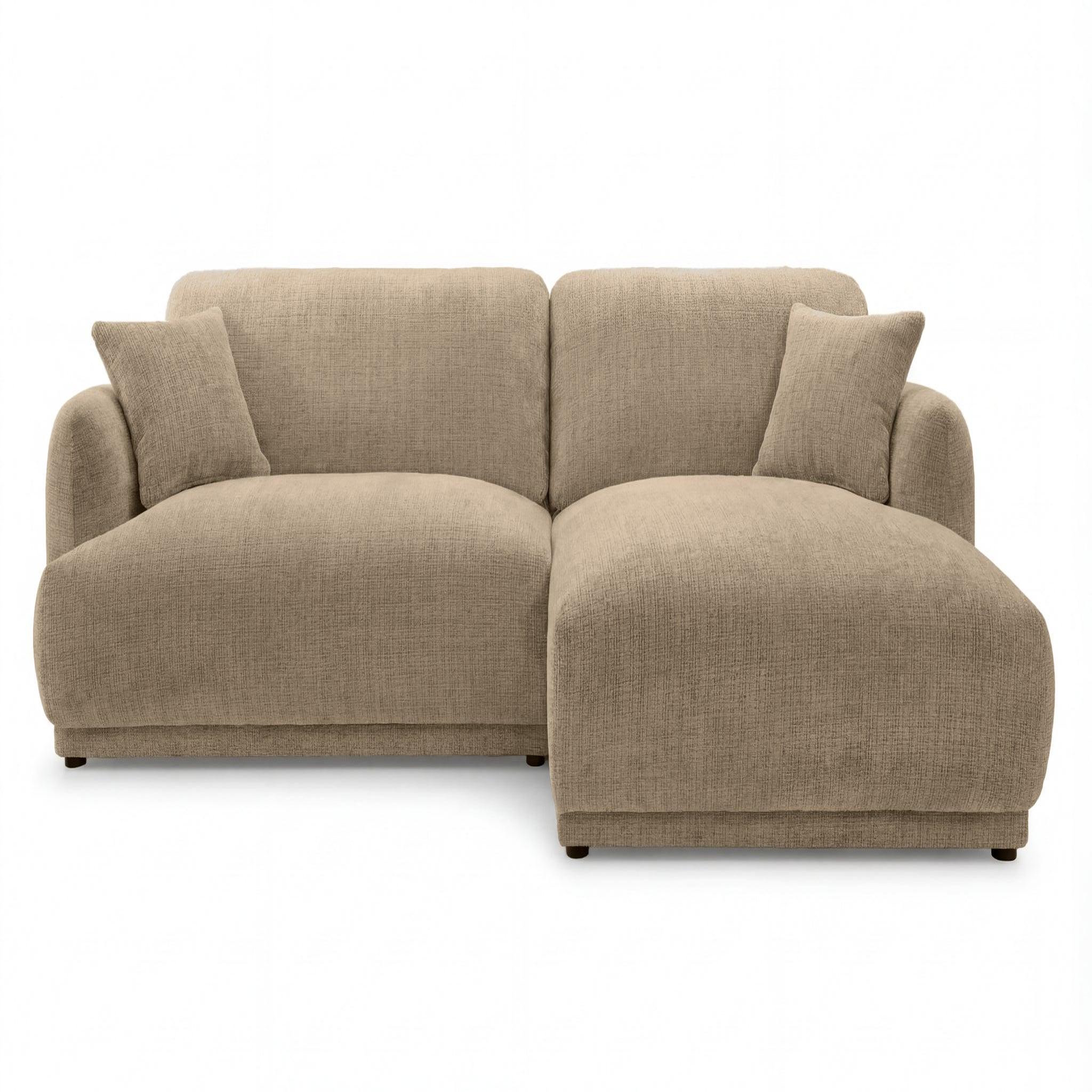 Voir la diapositive 1 : CASANOVA PARIS Rosalie - canapé d'angle tissu chenille