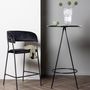 Voir la diapositive 4 : Paris Prix Table de Bar  Bistro  105cm Noir