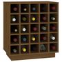 Voir la diapositive 4 : VIDAXL Armoire a vin Marron miel 55,5x34x61 cm Bois de pin massif