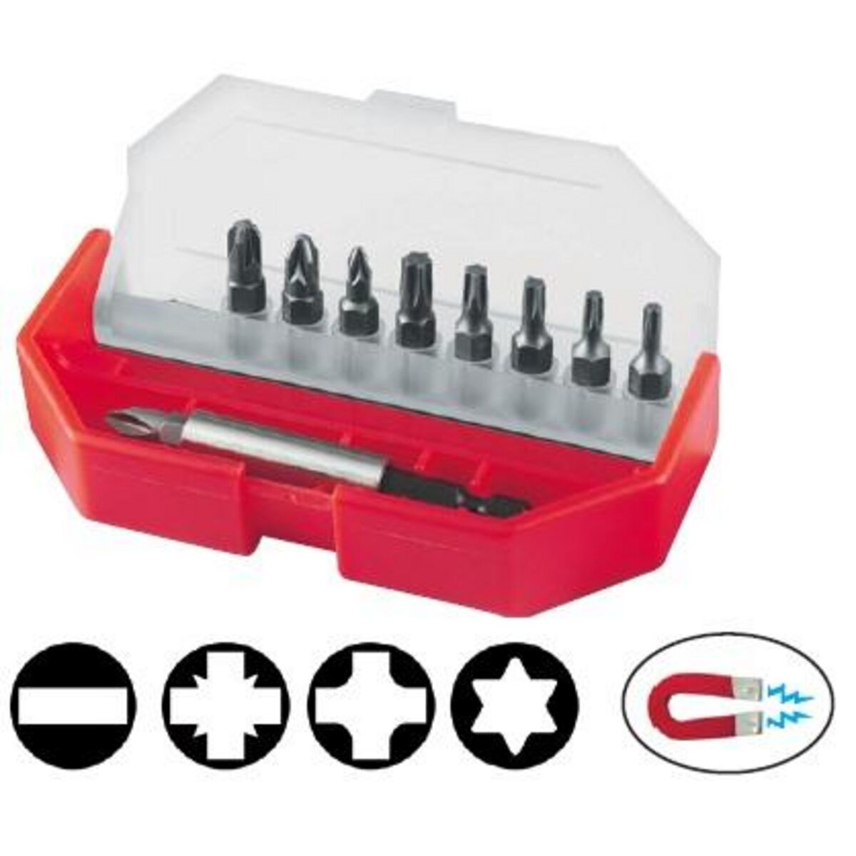 Stanley Coffret 10 embouts vissage