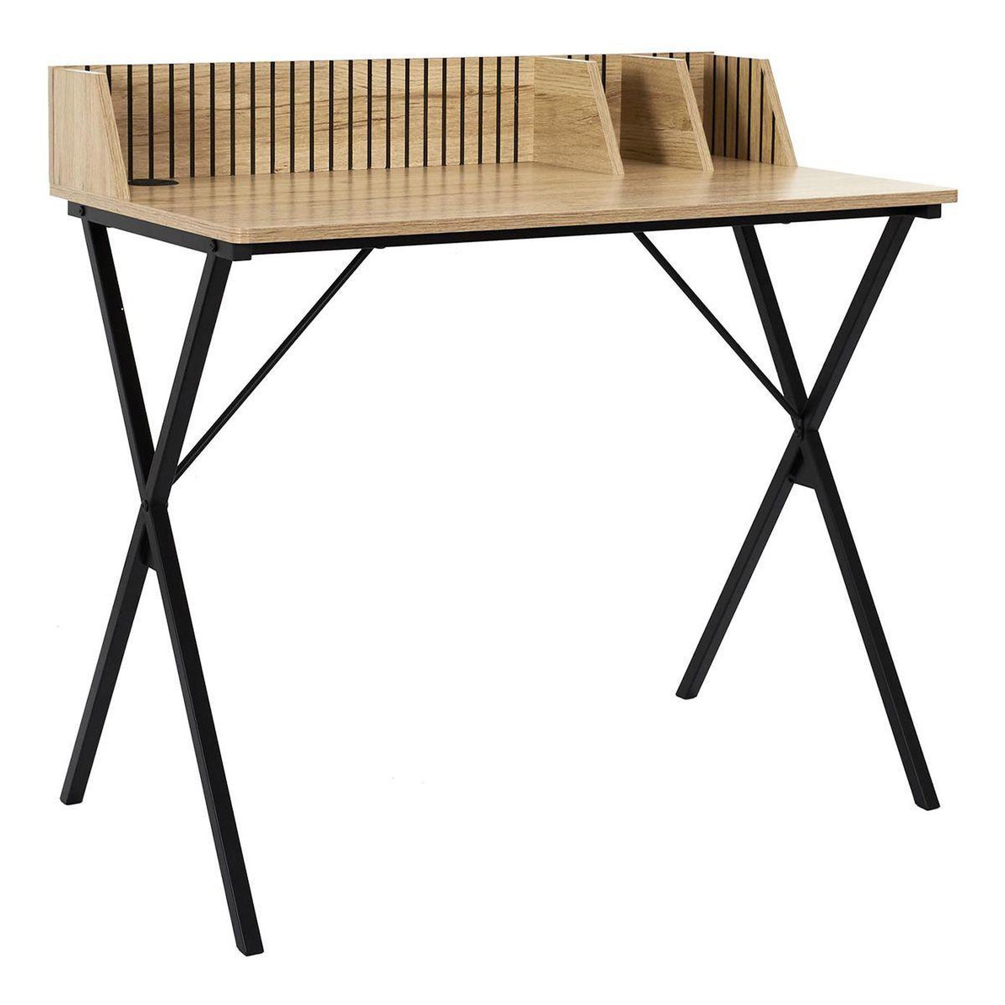 The Home Deco Factory Bureau design  klaus  90cm marron