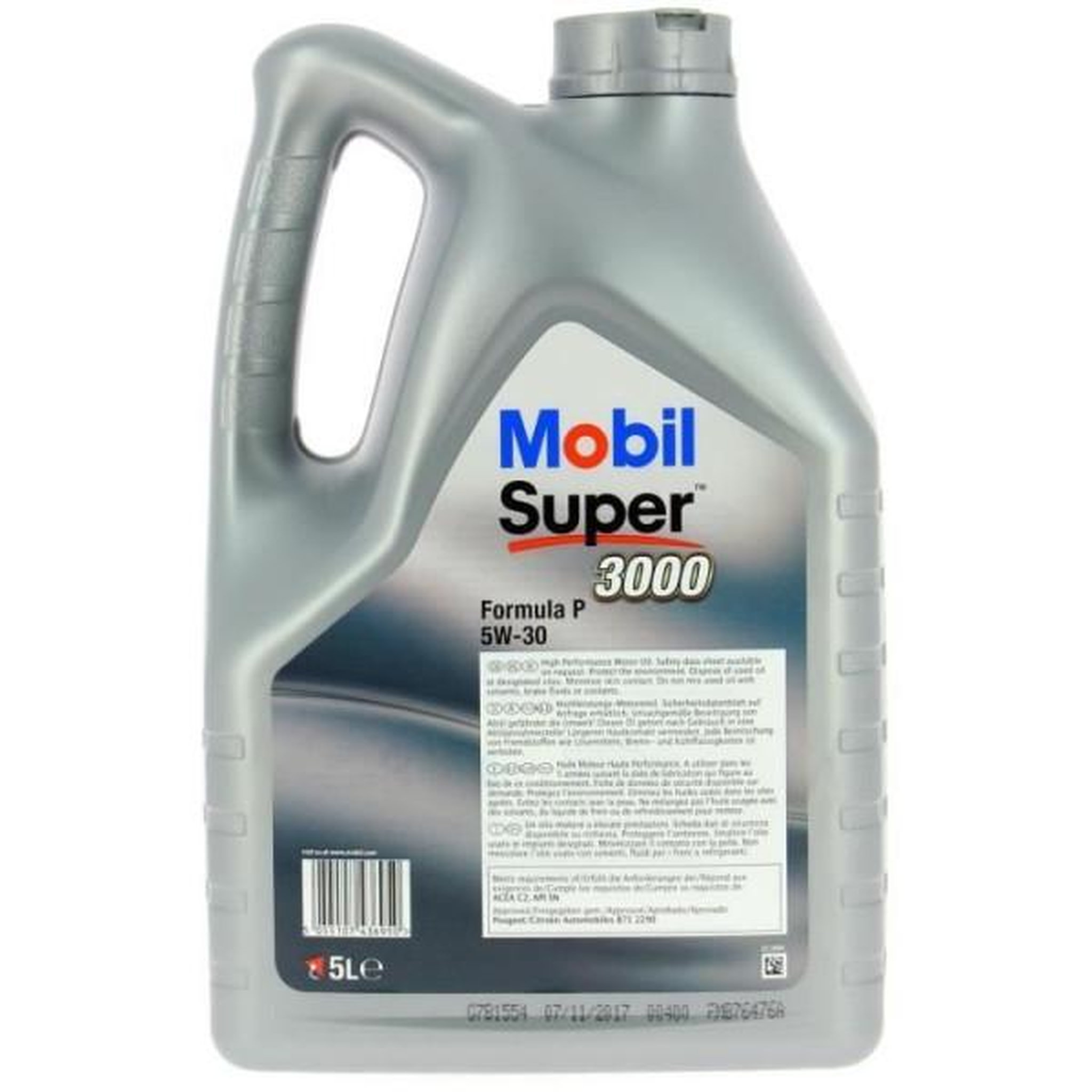 Voir la diapositive 2 : MOBIL MOBIL Huile-Additif SUPER 3000 Formula-P - Synthetique / 5W30 / 5L