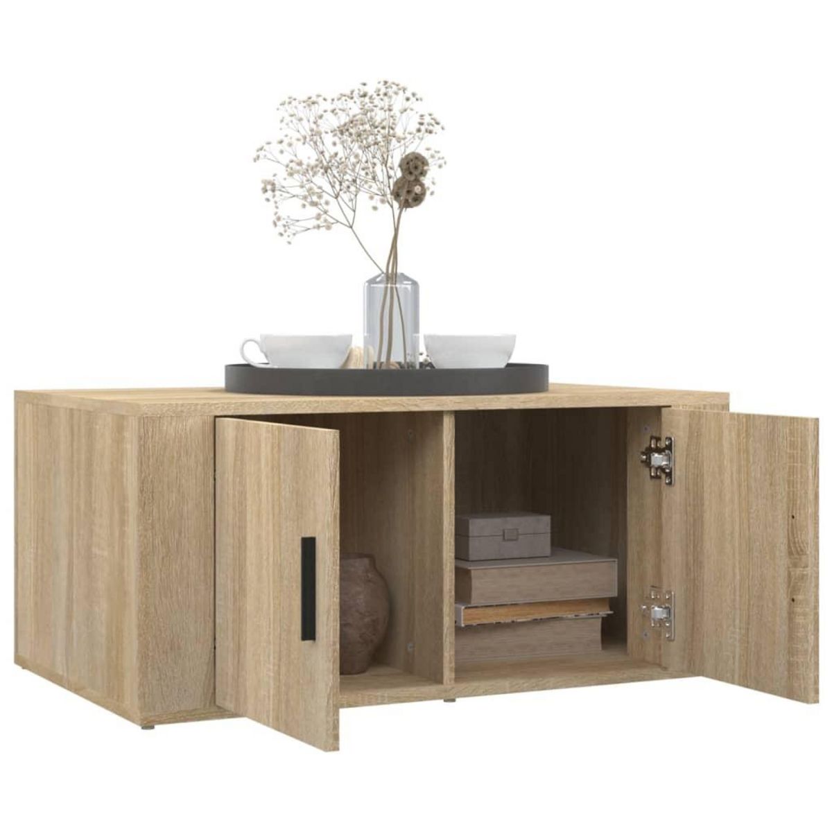 VIDAXL Table basse Chene sonoma 80x50x36 cm Bois d'ingenierie