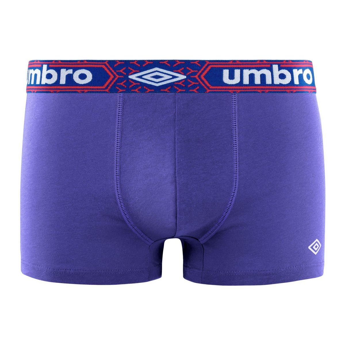 UMBRO Lot de 4 Boxers coton homme uni ceinture