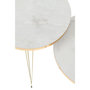 Voir la diapositive 3 : Paris Prix Lot de 3 Tables d'Appoint  Lottie  56cm Blanc
