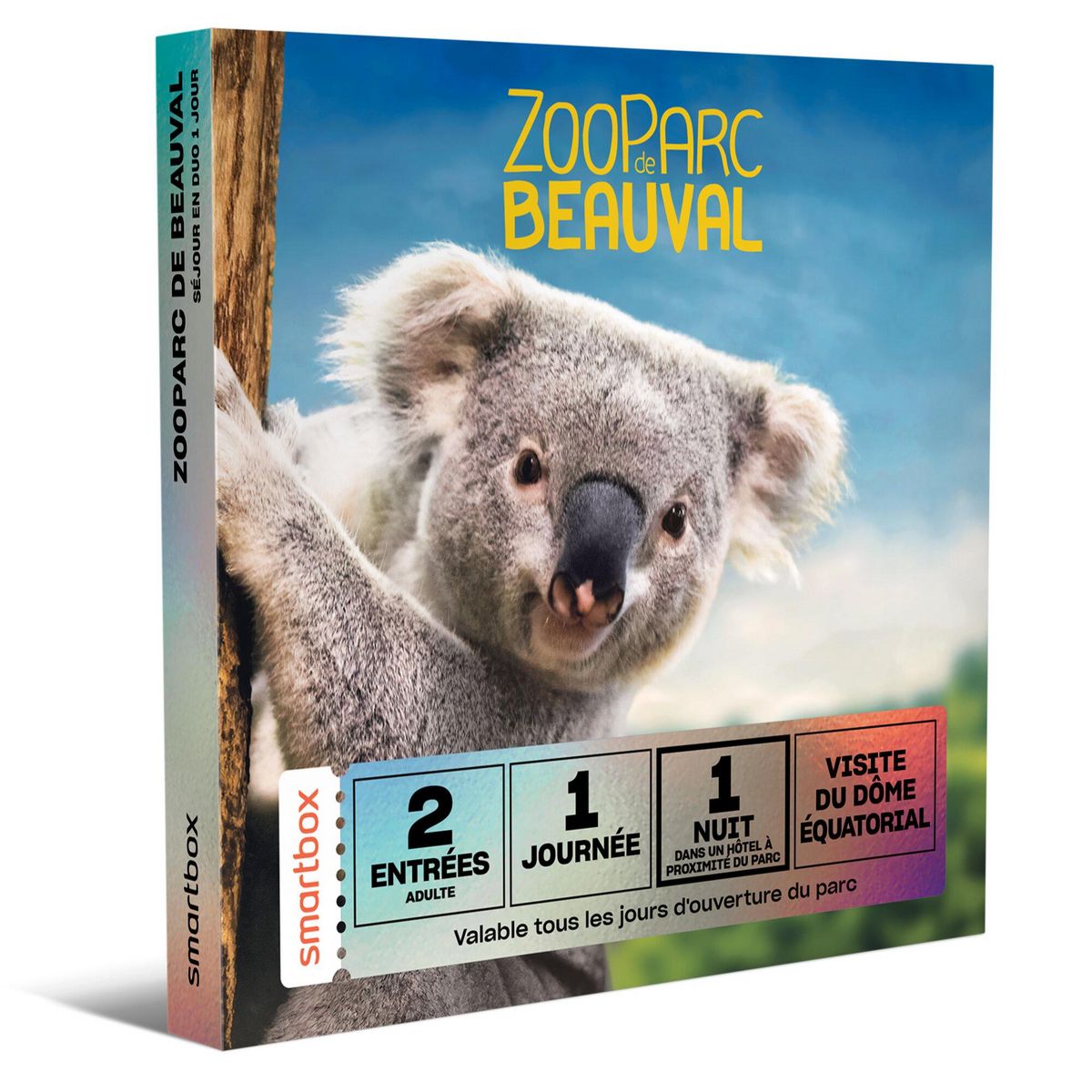 Smartbox Séjour au ZooParc de Beauval en 2025 - Coffret Cadeau Séjour