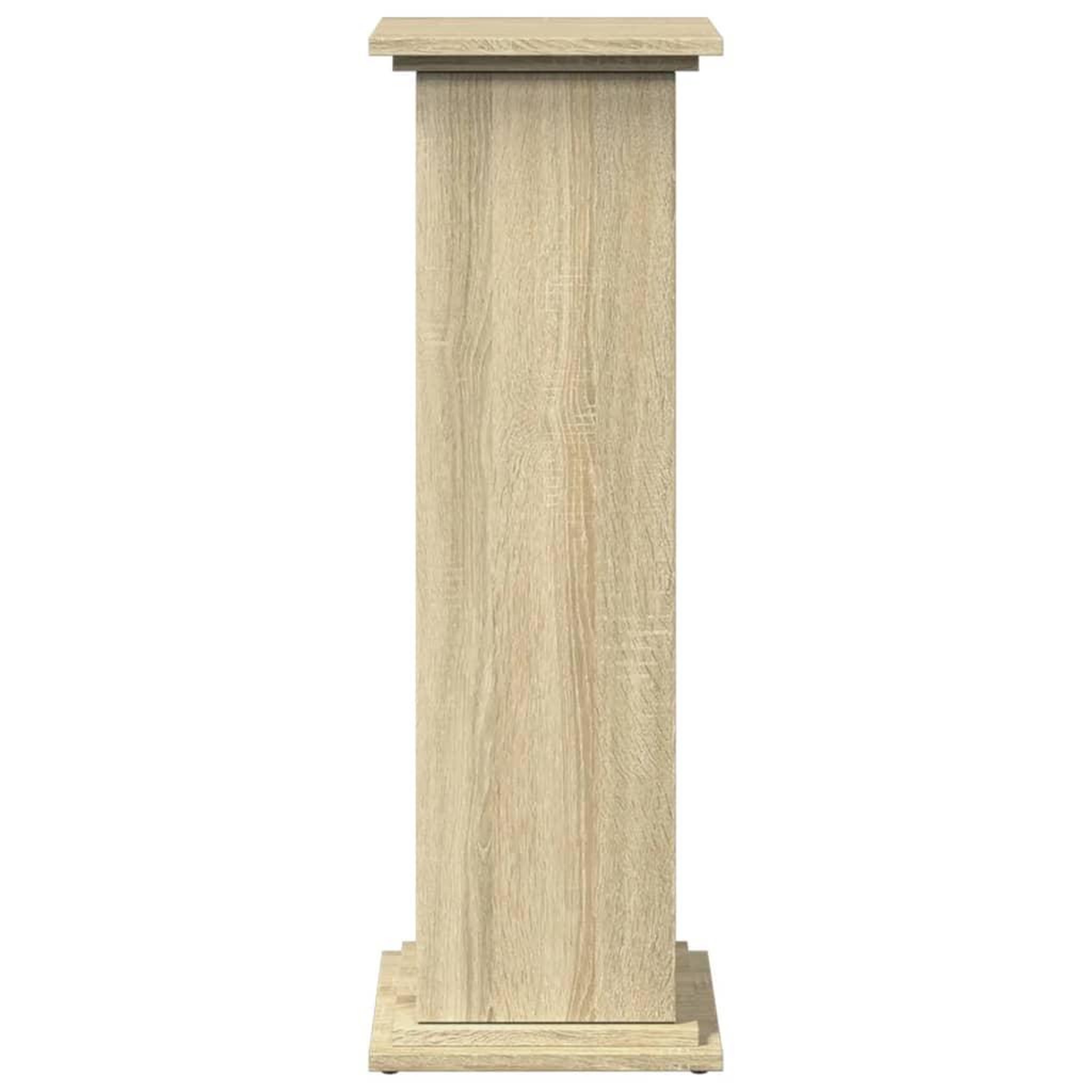 Voir la diapositive 5 : VIDAXL Piedestal avec rangement chene sonoma bois d'ingenierie