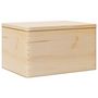 Voir la diapositive 2 : VIDAXL Boîte en bois avec couvercle 40x30x23 cm bois de pin massif