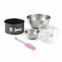 Voir la diapositive 1 : ZENKER Set de 5 ustensiles de pâtisserie moule à gâteaux bols spatule et verre doseur Black mettallic Black mettallic Zenker  Black mettallic