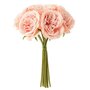 Paris Prix Bouquet de Fleurs Artificielles  Rose  25cm Rose