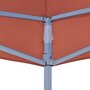VIDAXL Toit de tente de reception 6x3 m Terre cuite 270 g/m^2