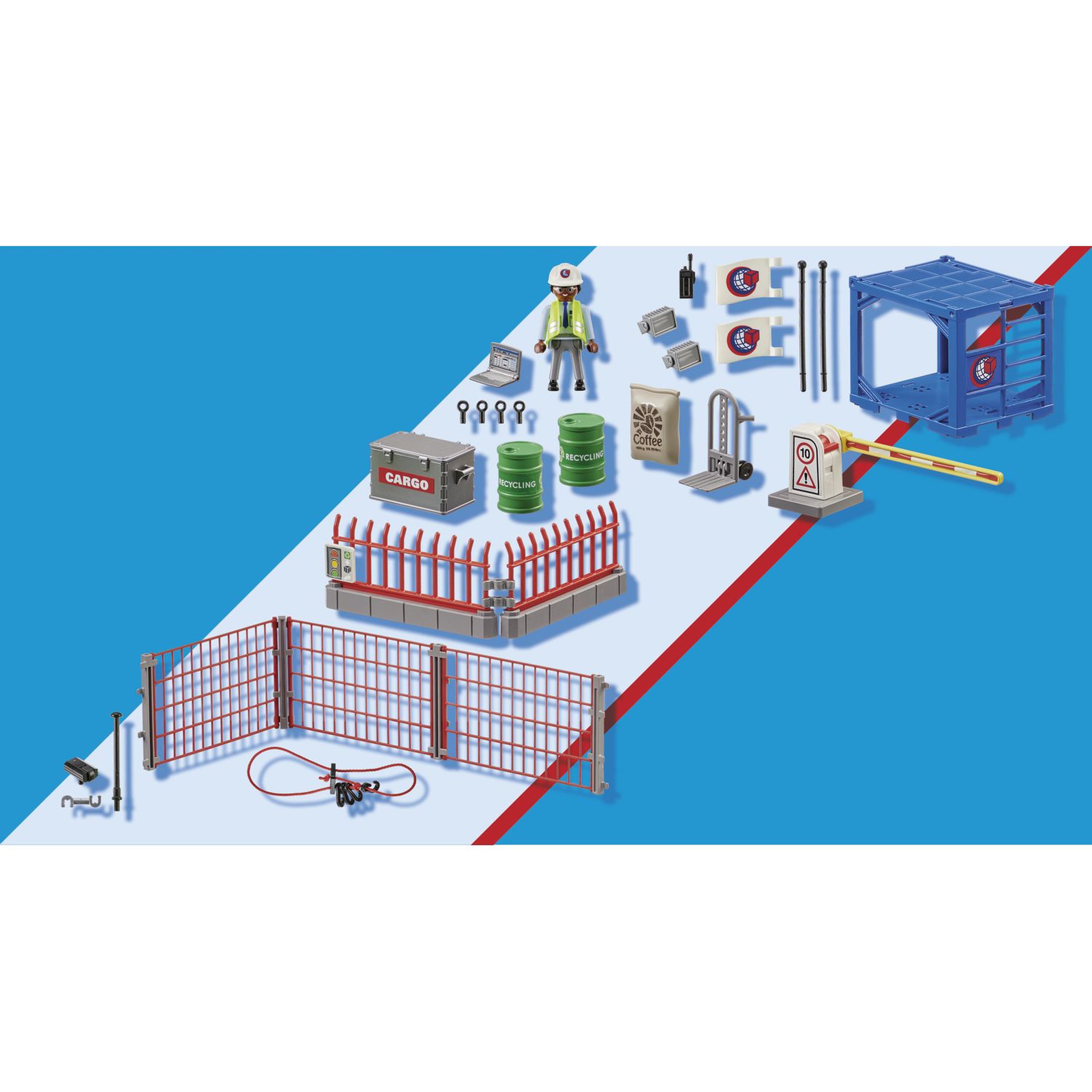 Voir la diapositive 3 : PLAYMOBIL 70773 City Action - Espace de stockage