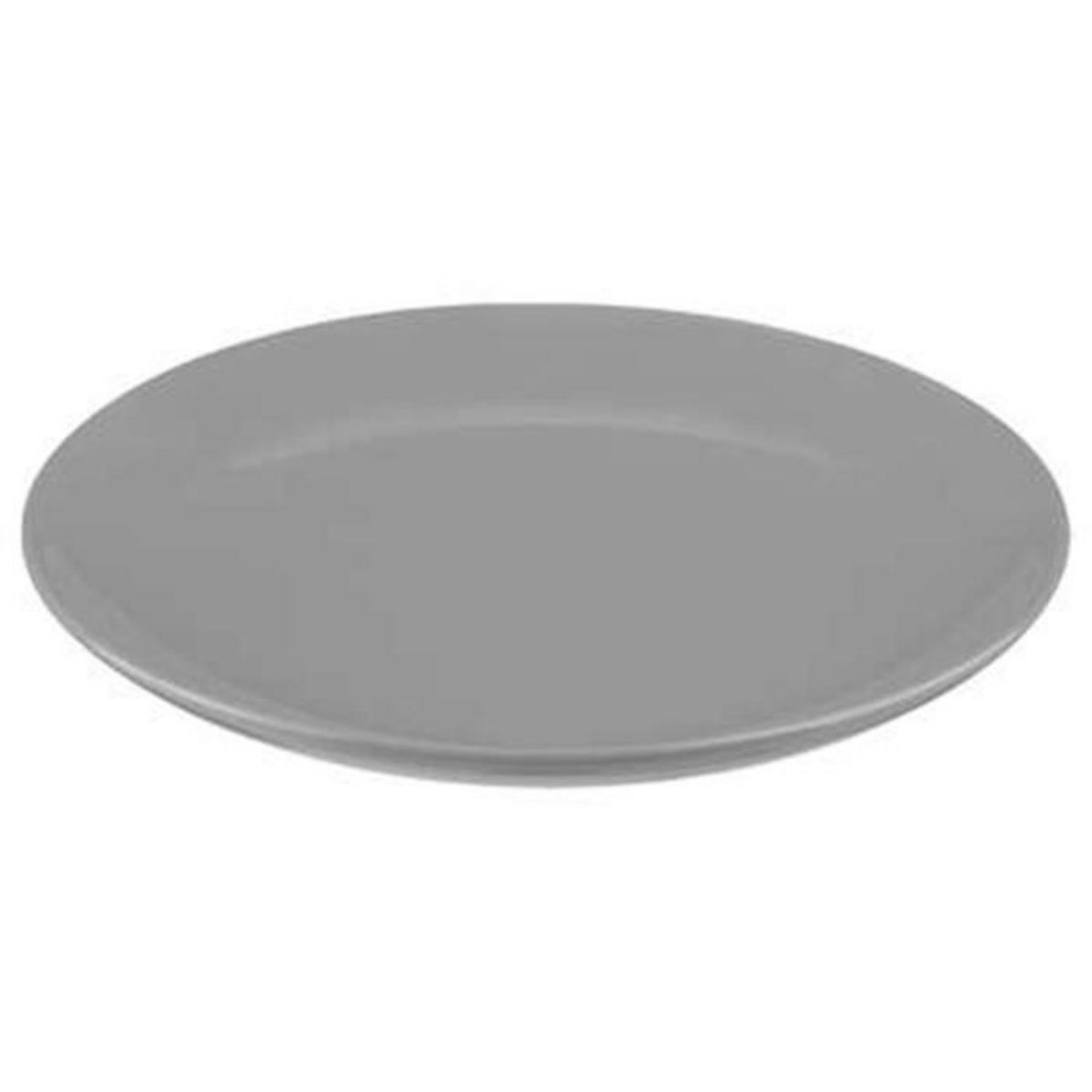 SECRET DE GOURMET Lot de 6 Assiettes à Dessert  Colorama  20cm Gris