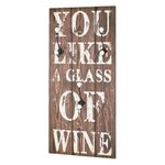 Paris Prix Patère Murale 3 Crochets  Glass  100cm Naturel