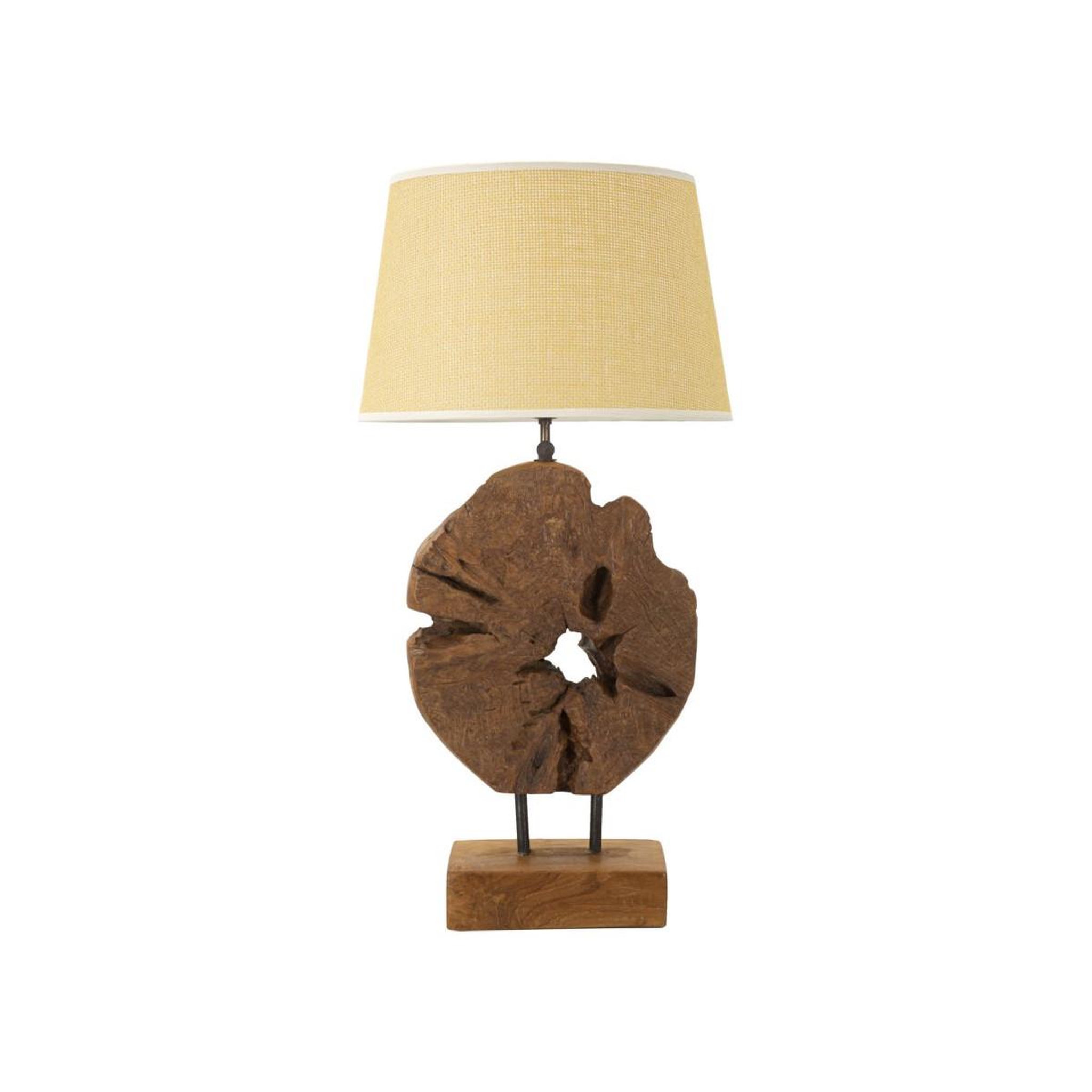 Voir la diapositive 6 : Paris Prix Lampe à poser en teck  kepala  69cm marron