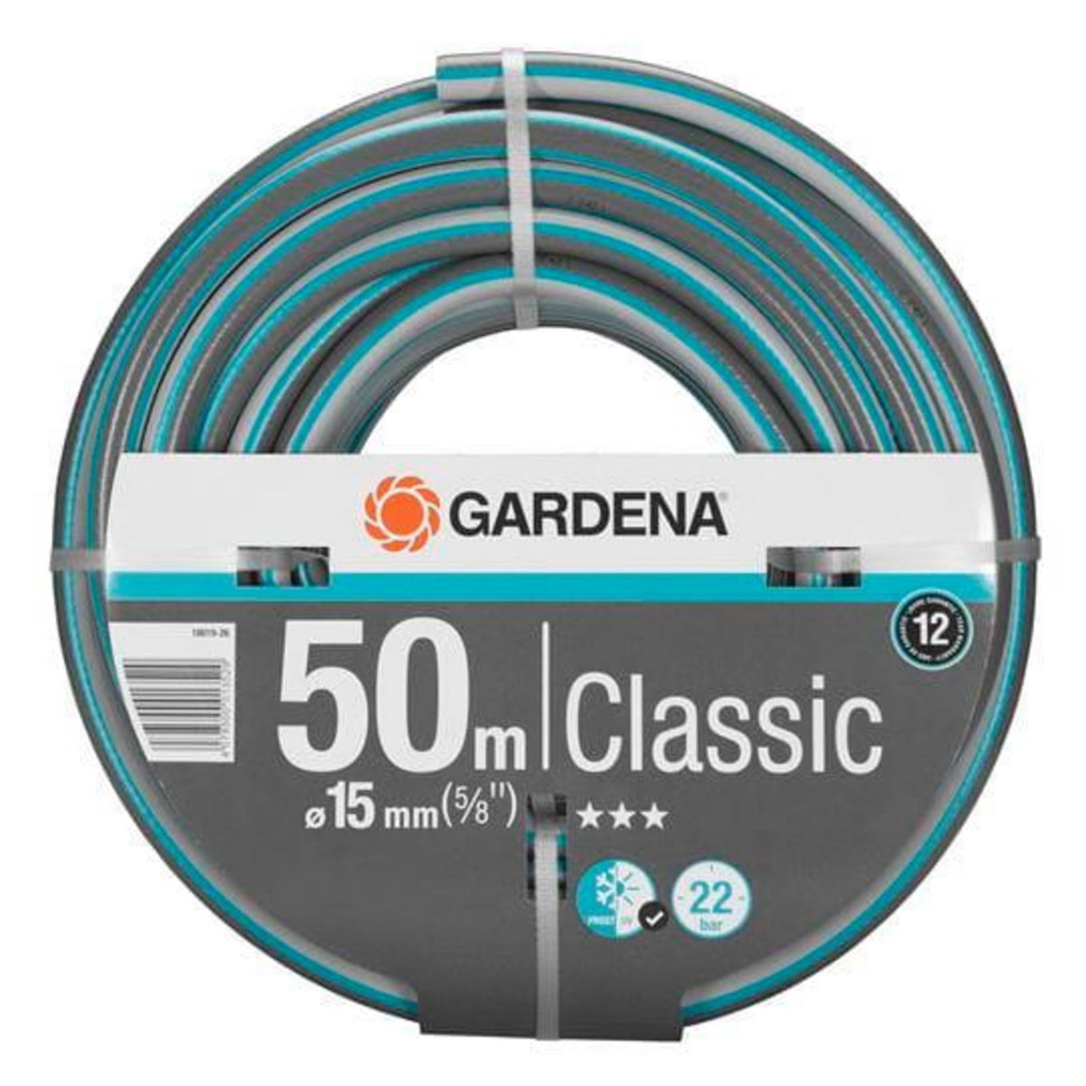 Gardena Tuyau d'arrosage Classic Ø 15 mm - 50 m